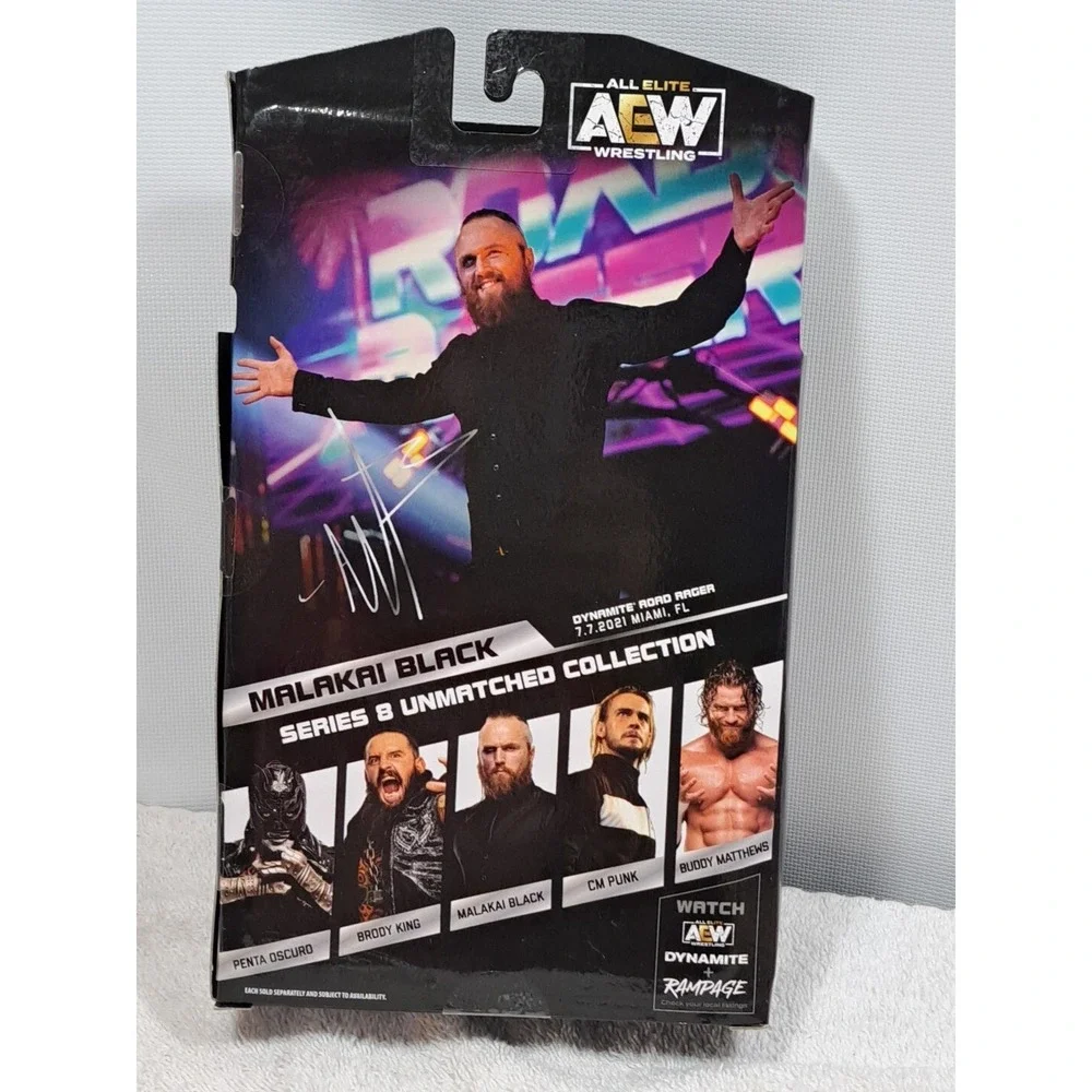 AEW Unmatched Collection Series 8 - Malakai Black  Wrestling Action Figure - NEW